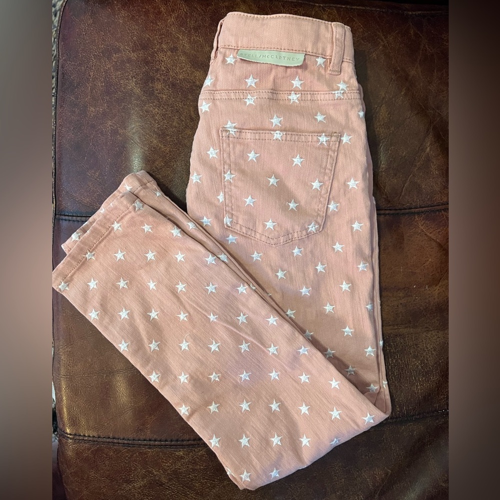 Stella McCartney kids embroidered jeans